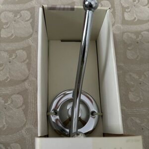 Double hook towel holder